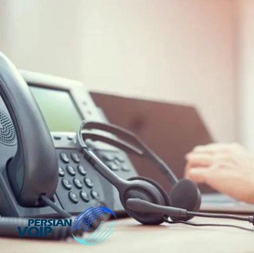 تصویر تلفن voip مورد نیاز برای راه اندازی مرکز call center یک سازمان