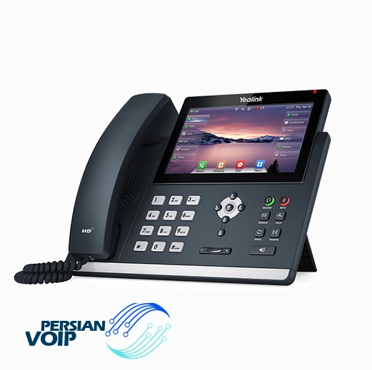 تصویری از یک تلفن برند yealink