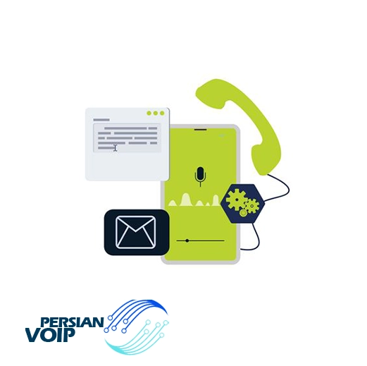 تصویری از ارسال ایمیل با ivr